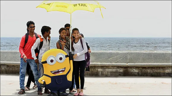 Minions make waves at Marine Drive