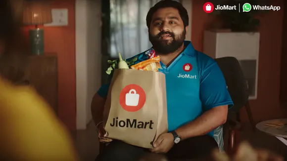 JioMart's new campaign highlights the shopping feature on WhatsApp