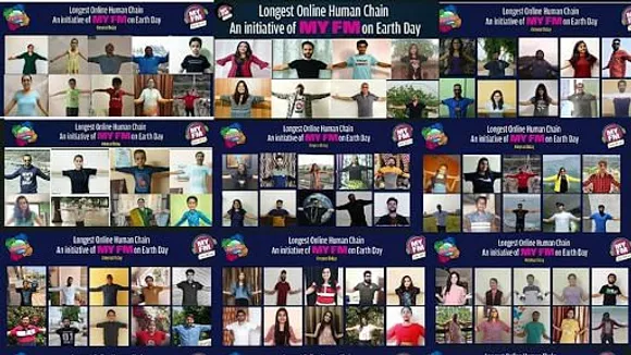 MY FM forms the longest Online Human Chain on Earth Day