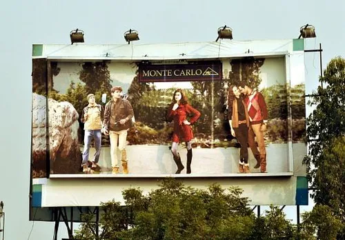 Showroom window billboard