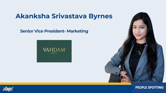 Akanksha Srivastava Byrnes joins VAHDAM India as senior vice president of marketing