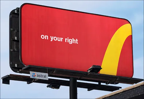 McDonald’s Golden Arches are now direction billboards