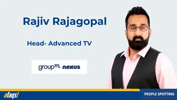 GroupM Nexus appoints Rajiv Rajagopal as head- advanced TV