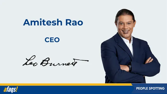 Amitesh Rao appointed as CEO of Leo Burnett South Asia