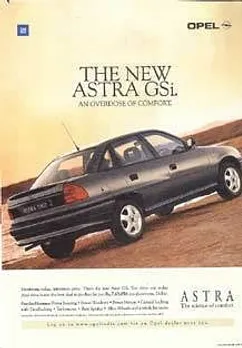 The new Astra GSi.