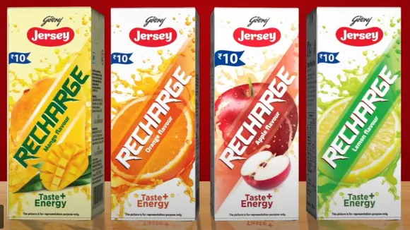 Godrej Jersey launches ‘Recharge’, an apple flavoured energizing drink