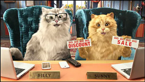 HomeShop18: Cats as brand custodians