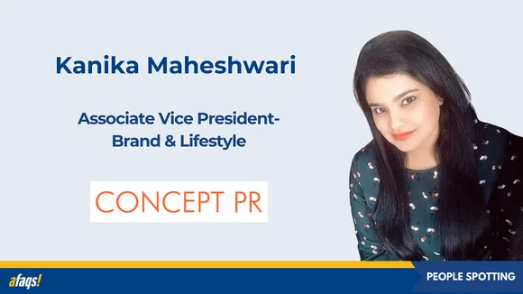 Concept PR appoints Kanika Maheshwari as associate vice president- brand & lifestyle