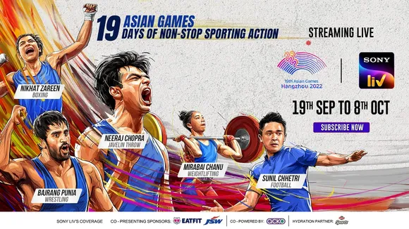 Sony LIV highlights India's sporting resurgence in Asian Games latest campaign