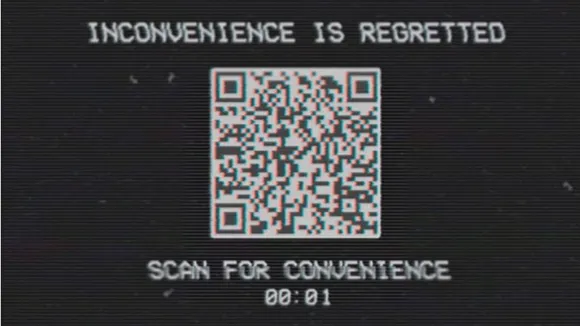 Dunzo delivers a QR code ad during IPL finals seemingly inspired by Coinbase’s Super Bowl spot 