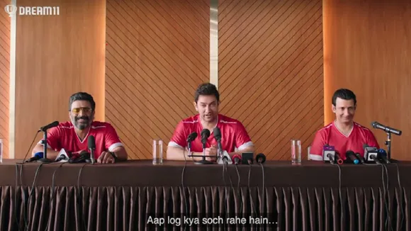 3 Idiots challenge cricketers in Dream11's new IPL spot 