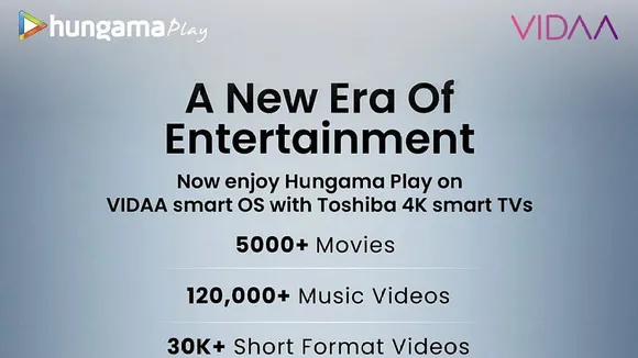Hungama Play joins VIDAA Smart OS as the strategic streaming partner
