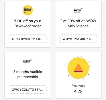 Google Pay offers rewards tied across e-commerce platforms and trials
