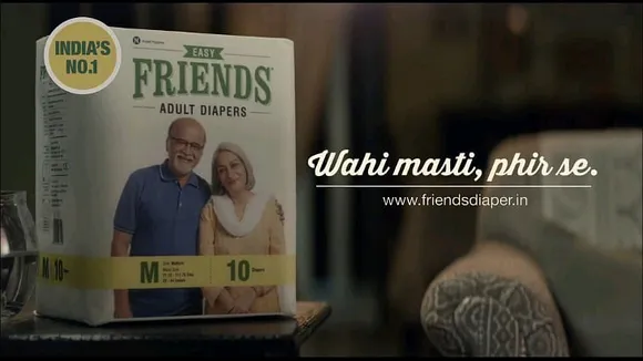 afaqs! Creative Showcase: A TVC for an adult diaper brand...