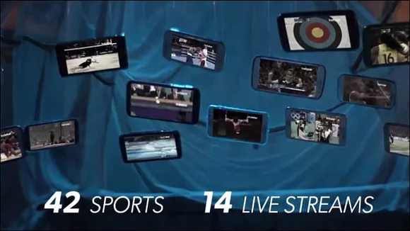 "42 sports, 14 live feeds" highlights Hotstar in campaign on Rio Olympics