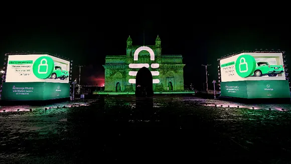 Gateway of India turns green with WhatsApp’s anamorphic installations; brings WhatsApp’s privacy features alive