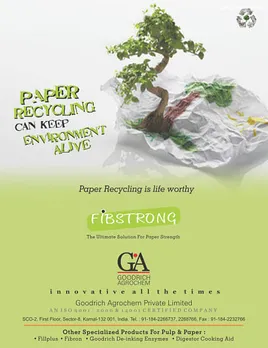 Paper recycling can keep evironment alive