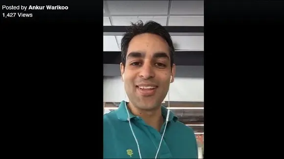Nearbuy founder uses FB Live to introduce the agency that won his pitch
