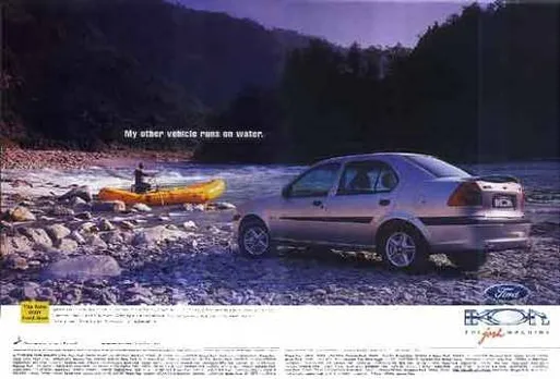My other vehicle runs on water.