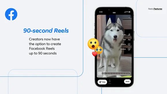 Meta launches 90 seconds reels on Facebook