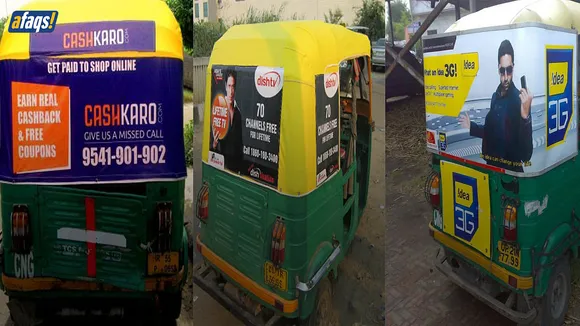Is the meter down on auto-rickshaw advertising?