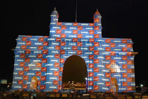 Projection On Gateway Of India