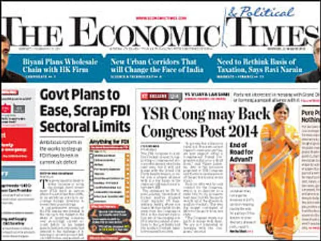 The Economic Times goes political