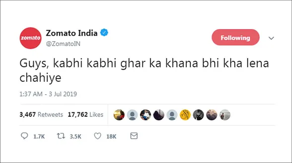 Zomato tweets: YouTube, MobiKwik and TVF react...