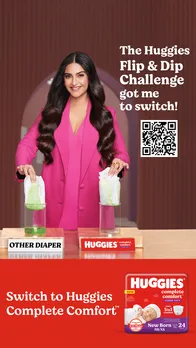 Huggies challenges Sonam Kapoor Ahuja with the #HuggiesFlipAndDipChallenge in their new campaign