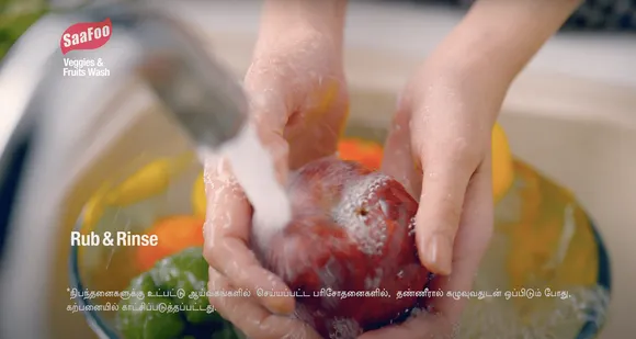 CavinKare releases TVC for SaaFoo vegetable wash featuring new brand ambassador