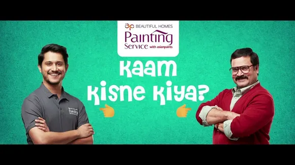 Asian Paints launches 'Kaam Hamara. Credit Aapka' campaign for beautiful homes painting service
