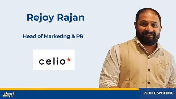 Celio India appoints Rejoy Rajan as head of marketing and PR 