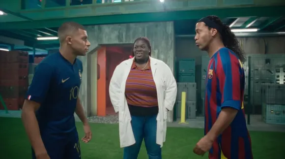 Nike pits football legends against modern-day superstars