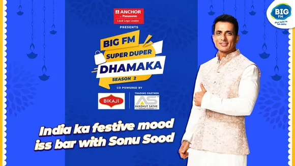 BIG FM’s festive campaign ‘Super Duper Dhamaka’ is back with Sonu Sood as India’s next shopping partner