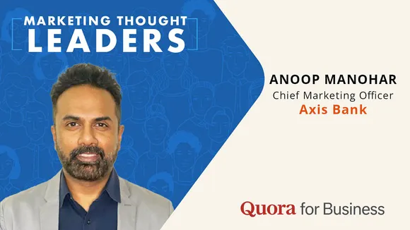 Social Media is the real-life barometer of customer sentiment, Axis Bank’s Anoop Manohar 
