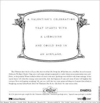 A Valentine's celebration that starts with a limousine and could end in an airplane.