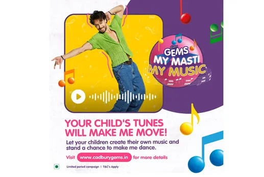 Cadbury Gems partners with Tiger Shroff to empower kids with musical creativity