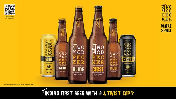SOM Distilleries launches India's first twist-cap beer "Woodpecker"
