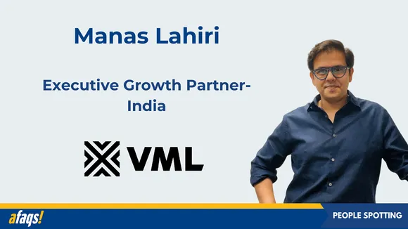 VML India elevates Manas Lahiri as executive growth partner for India