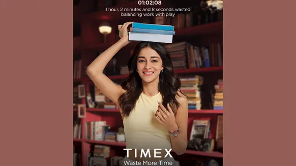 Ananya Panday wastes some more time and focuses on what brings her joy in Timex's new campaign