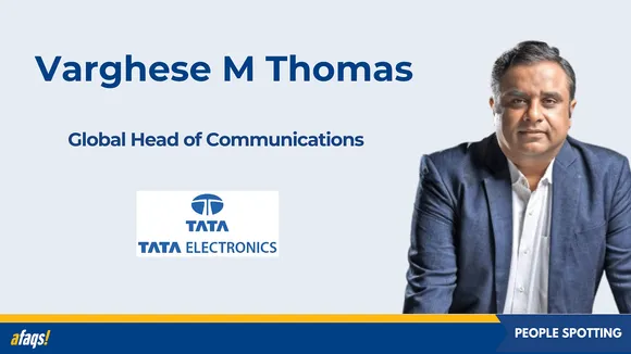 Varghese M Thomas joins Tata Electronics as global head of communications