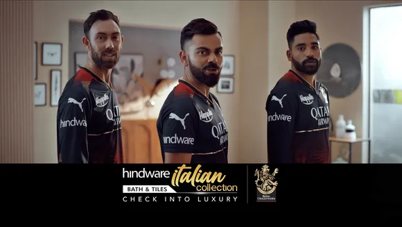 Hindware's New TVC campaign ‘5 Star Hotel Like Bathrooms’ ft. cricket stars from Punjab Kings and Royal Challengers Bangalore