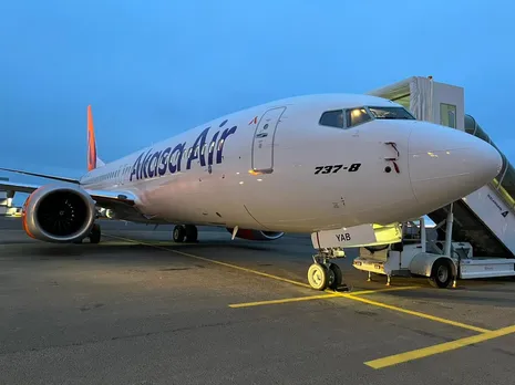 Akasa Air's first flight takes to the skies - from Mumbai to Ahmedabad 