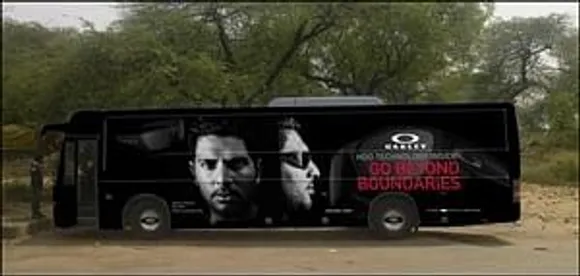 Oakley wraps a bus to educate consumers
