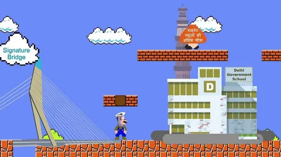 Kejriwal as Super Mario; AAP is killing it on social