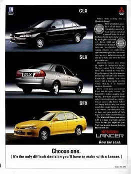 Choose one. (It's the only difficult decision you'll have to make with a Lancer.)