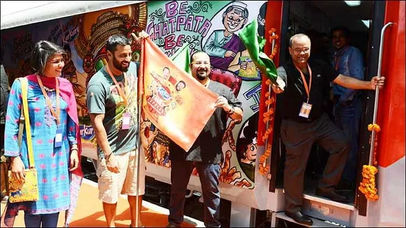 Kurkure underscores positioning through 'Family Express', a branded train