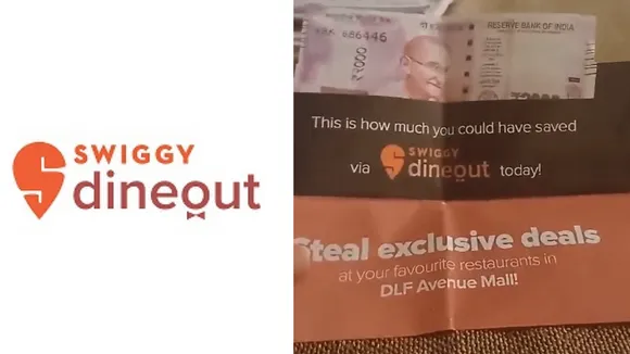 Swiggy Dineout lures people to open pamphlets with fake Rs 2,000 notes