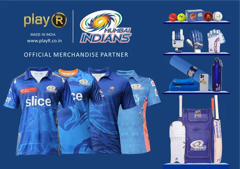 playR has been signed by Mumbai Indians as official merchandise partner