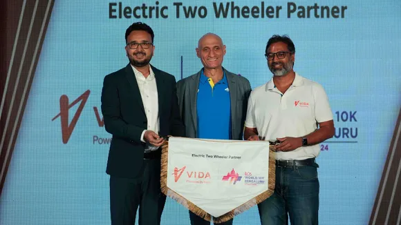 VIDA V1 partners with TCS WORLD 10K BENGALURU as its electric two-wheeler partner for the 2024 event